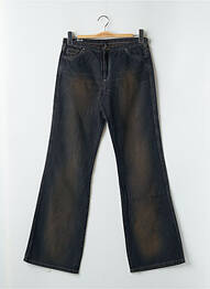 Jean coupe flare stretch taille basse bleu RWD femme