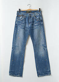 Jeans coupe droite stretch taille normale bleu RWD homme