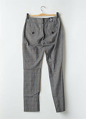 Pantalon chino tissage popeline taille normale gris RWD femme
