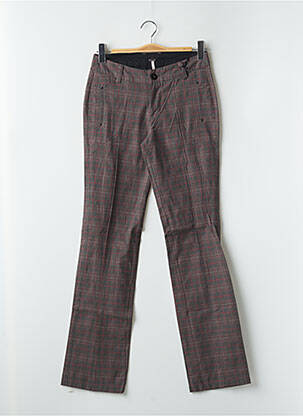 Pantalon chino tissage popeline taille normale rouge RWD femme