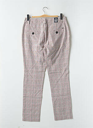 Pantalon chino tissage popeline taille normale rose RWD femme