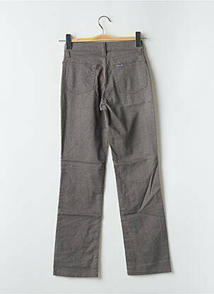 Pantalon droit stretch taille haute gris RWD femme