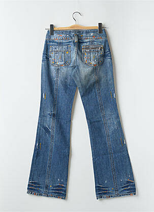 Jeans bootcut stretch taille basse bleu RWD femme