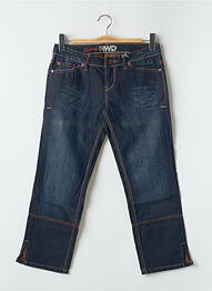 Jeans coupe slim taille basse taille basse bleu RWD femme