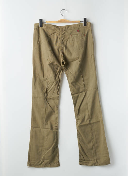 Pantalon chino taille basse taille basse vert CIMARRON femme