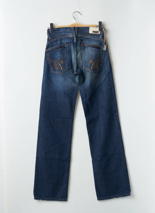 Jeans coupe droite stretch taille normale bleu RWD femme