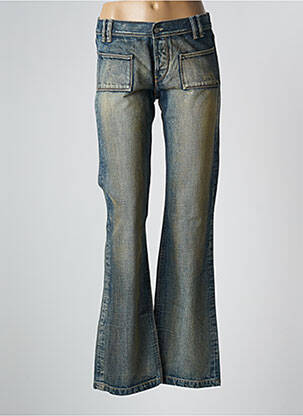 Jeans bootcut stretch taille basse bleu SCHOOL RAG femme