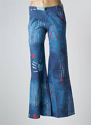 Jean coupe flare taille normale taille normale bleu SCHOOL RAG femme