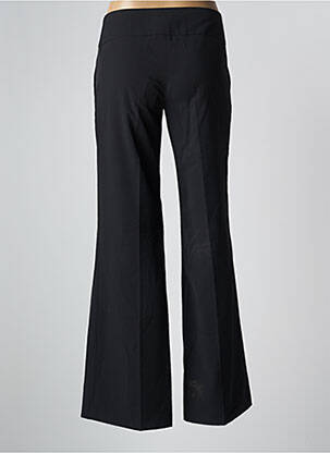 Pantalon flare fermeture zippée sous rabat avec crochet taille basse noir SCHOOL RAG femme