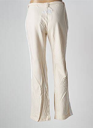 Pantalon slim stretch taille normale beige SCHOOL RAG femme