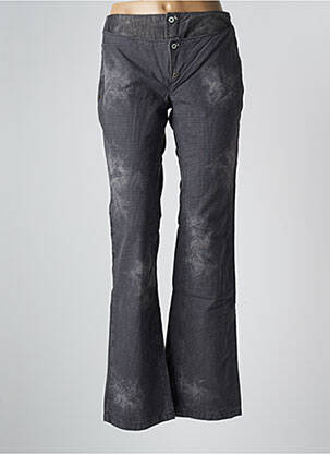Jeans bootcut stretch taille basse gris SCHOOL RAG femme
