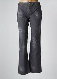 Jeans bootcut stretch taille basse gris SCHOOL RAG femme