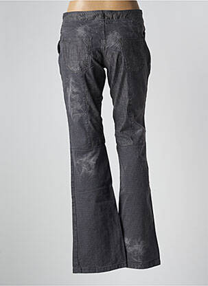 Jeans bootcut stretch taille basse gris SCHOOL RAG femme