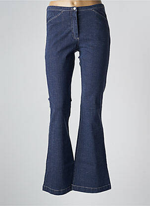 Jean coupe flare stretch taille haute bleu SCHOOL RAG femme