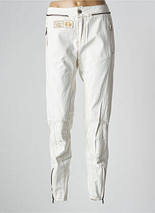 Jeans coupe slim taille normale taille normale beige SCHOOL RAG femme
