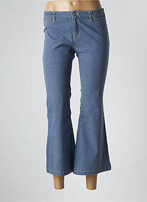Jean coupe flare taille basse taille basse bleu SCHOOL RAG femme