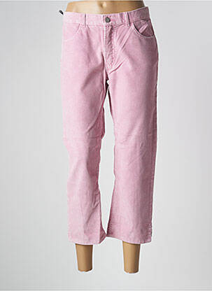 Pantacourt coupe droite taille normale rose SCHOOL RAG femme