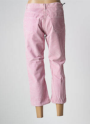 Pantacourt coupe droite taille normale rose SCHOOL RAG femme