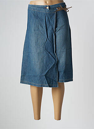 Pantacourt taille haute taille haute bleu SCHOOL RAG femme