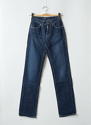 Jeans coupe droite taille haute taille haute bleu SCHOOL RAG femme