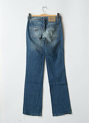 Jeans skinny effet usé délavé taille basse bleu SCHOOL RAG femme