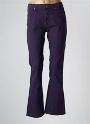 Jeans bootcut violet SCHOOL RAG pour femme seconde vue