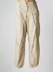 Pantalon droit beige SCHOOL RAG pour femme seconde vue