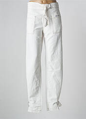 Pantalon droit blanc SCHOOL RAG pour femme seconde vue