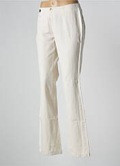 Pantalon flare beige SCHOOL RAG pour femme seconde vue