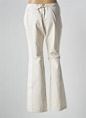 Pantalon flare beige SCHOOL RAG pour femme seconde vue