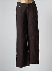 Pantalon large marron SCHOOL RAG pour femme seconde vue