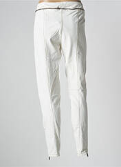 Pantalon slim beige SCHOOL RAG pour femme seconde vue