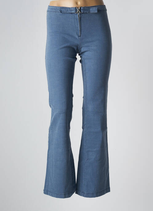 Jean coupe flare bleu SCHOOL RAG pour femme
