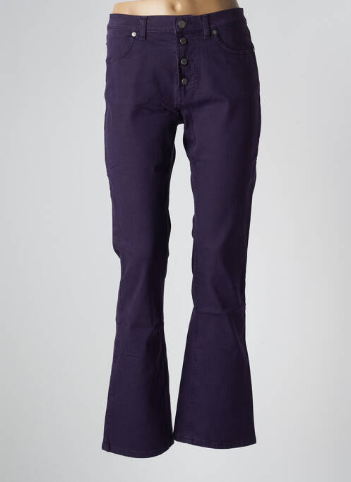 Jeans bootcut violet SCHOOL RAG pour femme