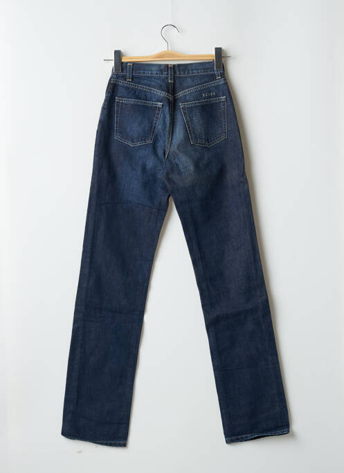 Jeans coupe droite bleu SCHOOL RAG pour femme