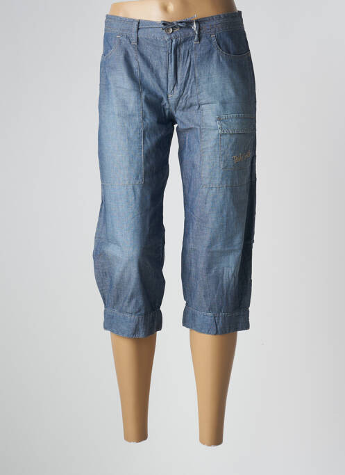 Pantacourt bleu TEDDY SMITH pour femme