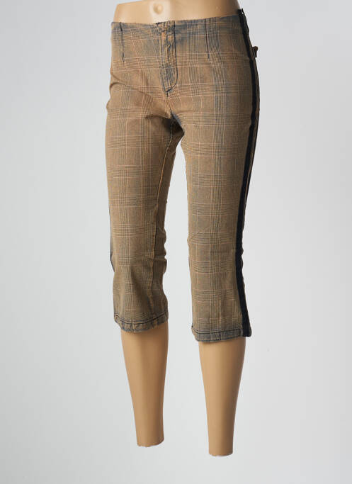 Pantacourt orange SCHOOL RAG pour femme