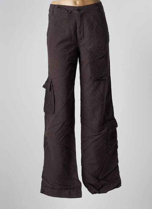 Pantalon cargo marron SCHOOL RAG pour femme