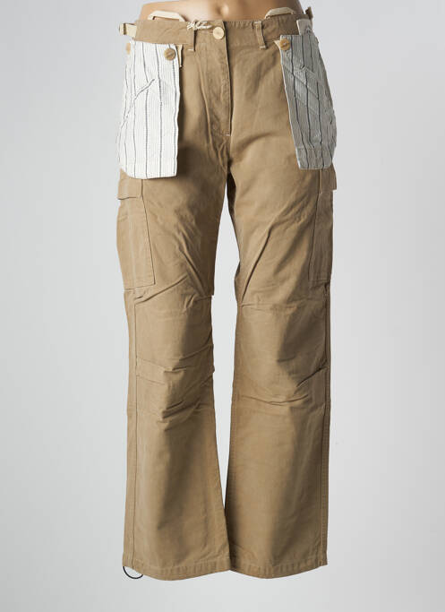 Pantalon cargo marron SCHOOL RAG pour femme