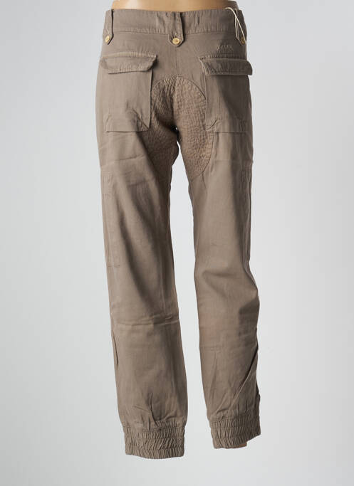 Pantalon cargo marron SCHOOL RAG pour femme