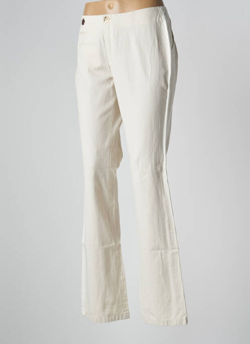 Pantalon flare beige SCHOOL RAG pour femme
