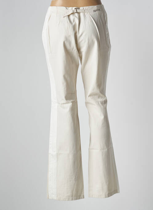 Pantalon flare beige SCHOOL RAG pour femme