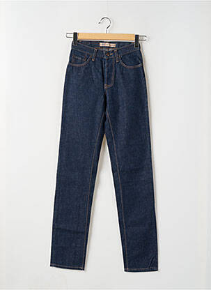 Jeans coupe droite poches bleu TEDDY SMITH femme
