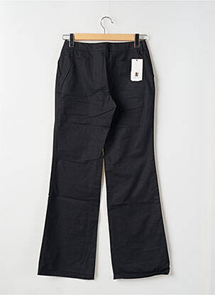 Pantalon droit fermeture zippée sous rabat boutonné noir TEDDY SMITH femme