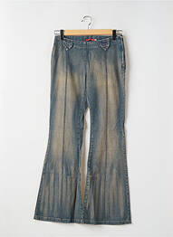 Jeans bootcut tissage denim bleu TEDDY SMITH femme