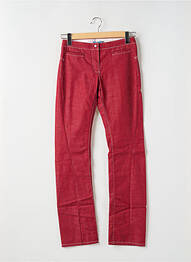 Pantalon slim poches rouge TEDDY SMITH femme