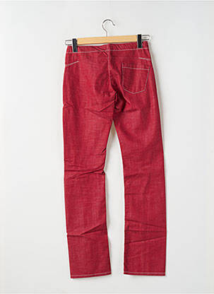 Pantalon slim poches rouge TEDDY SMITH femme