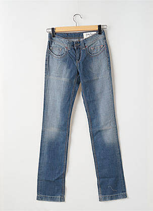 Jeans coupe slim poches bleu TEDDY SMITH femme