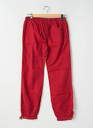 Pantalon droit poches rouge TEDDY SMITH femme