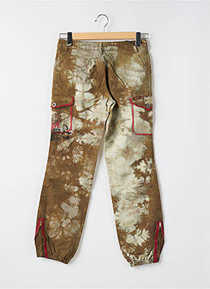 Pantalon cargo poches beige TEDDY SMITH femme